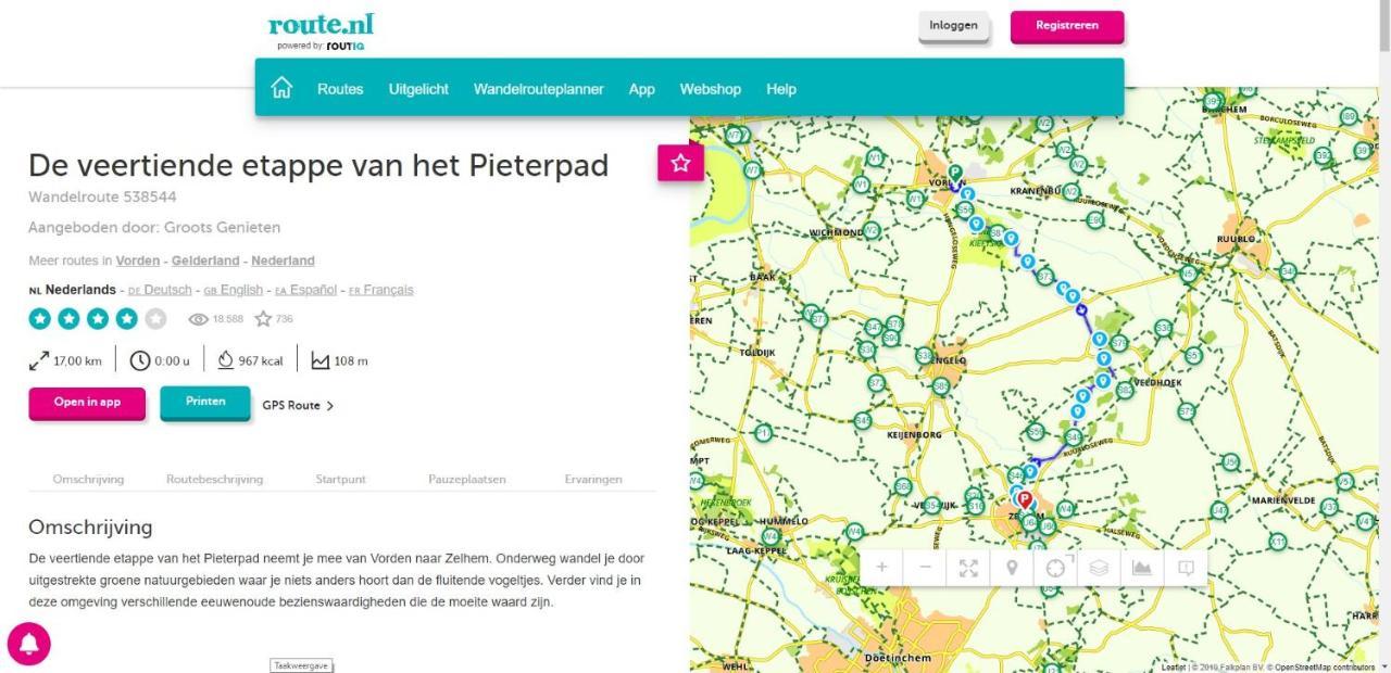 Sfeervol vakantiehuisje in bosrijke omgeving Vorden Buitenkant foto